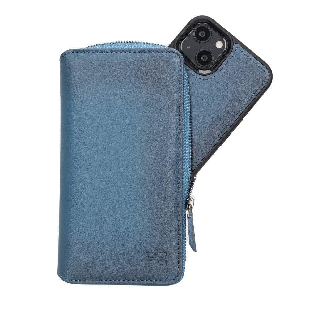 Detachable Leather Zipper Wallet Cases for Apple iPhone 13 Series - Trustymall