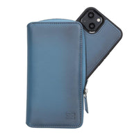 Detachable Leather Zipper Wallet Cases for Apple iPhone 13 Series - Trustymall