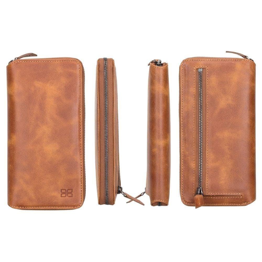 Detachable Leather Zipper Wallet Cases for Apple iPhone 13 Series - Trustymall
