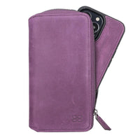 Detachable Leather Zipper Wallet Cases for Apple iPhone 13 Series - Trustymall
