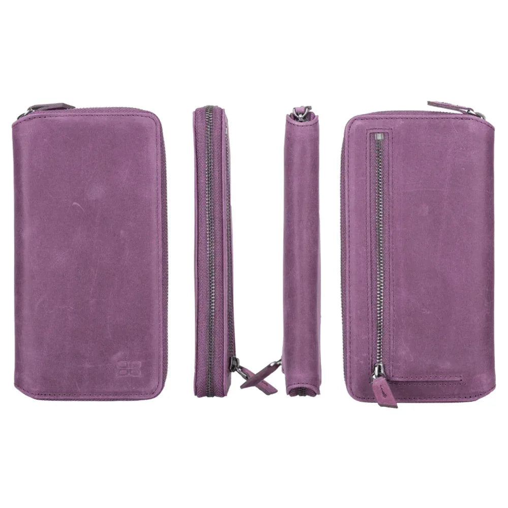 Detachable Leather Zipper Wallet Cases for Apple iPhone 13 Series - Trustymall