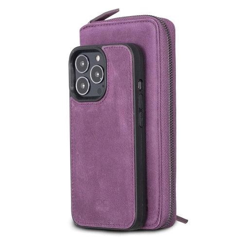 Detachable Leather Zipper Wallet Cases for Apple iPhone 13 Series - Trustymall
