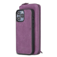 Detachable Leather Zipper Wallet Cases for Apple iPhone 13 Series - Trustymall