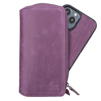 Detachable Leather Zipper Wallet Cases for Apple iPhone 13 Series - Trustymall