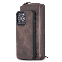 Detachable Leather Zipper Wallet Cases for Apple iPhone 13 Series - Trustymall