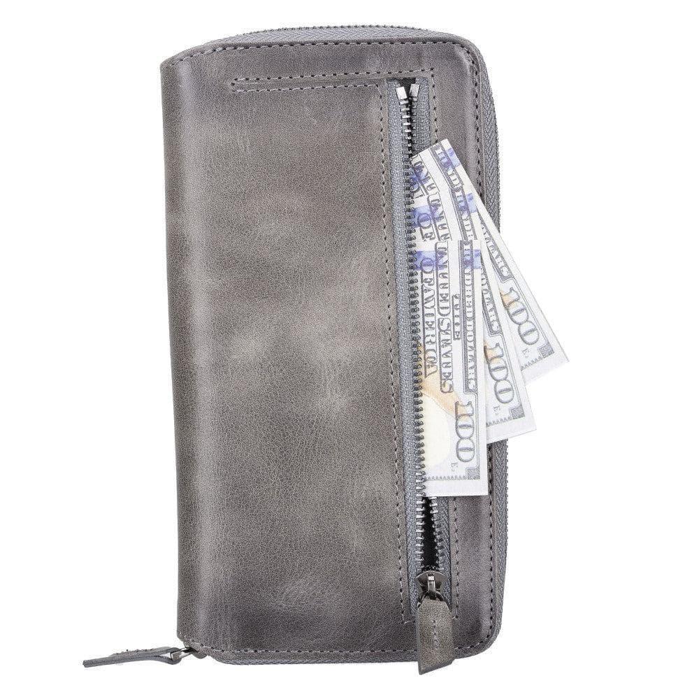 Detachable Leather Zipper Wallet Cases for Apple iPhone 13 Series - Trustymall