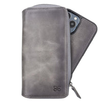 Detachable Leather Zipper Wallet Cases for Apple iPhone 13 Series - Trustymall