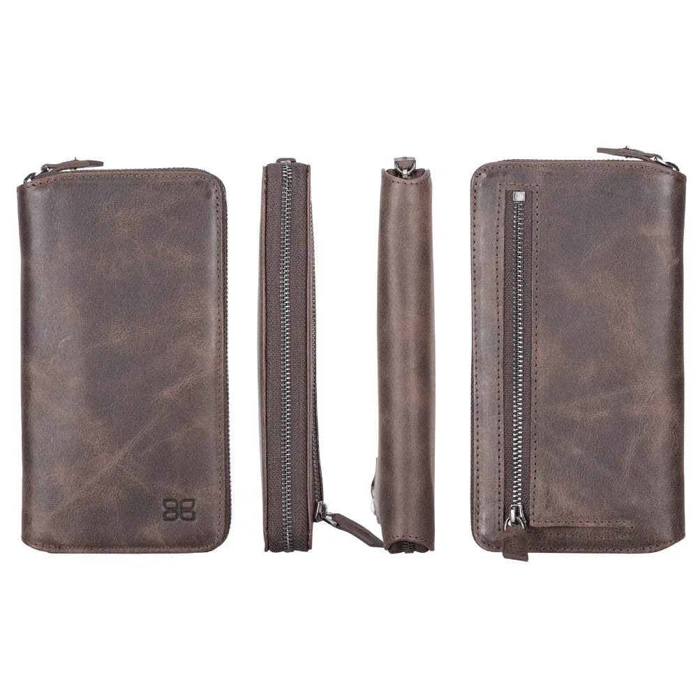 Detachable Leather Zipper Wallet Cases for Apple iPhone 13 Series - Trustymall