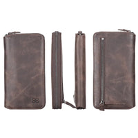 Detachable Leather Zipper Wallet Cases for Apple iPhone 13 Series - Trustymall