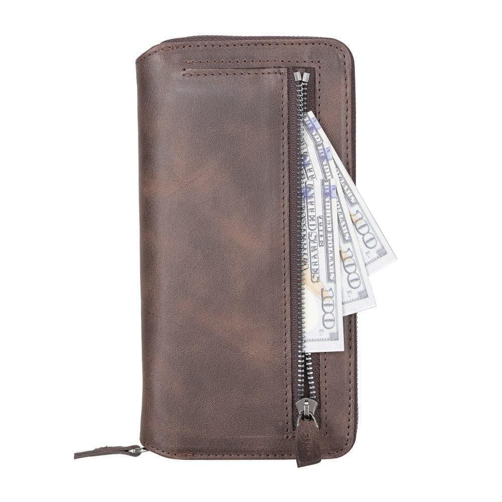 Detachable Leather Zipper Wallet Cases for Apple iPhone 13 Series - Trustymall