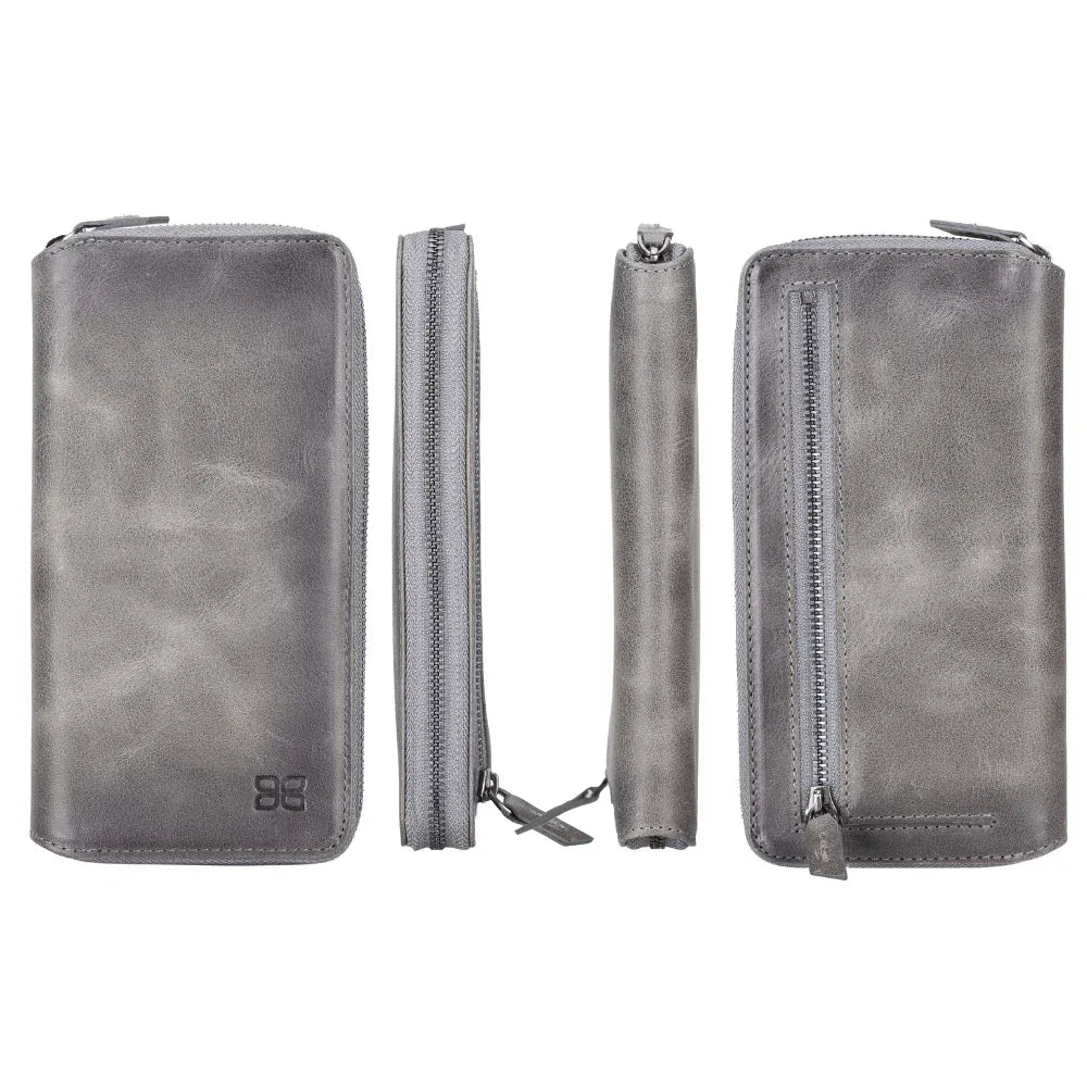Detachable Leather Zipper Wallet Cases for Apple iPhone 13 Series - Trustymall