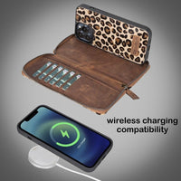 Detachable Leather Zipper Wallet Cases for Apple iPhone 13 Series - Trustymall