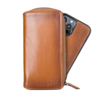 Detachable Leather Zipper Wallet Cases for Apple iPhone 13 Series - Trustymall