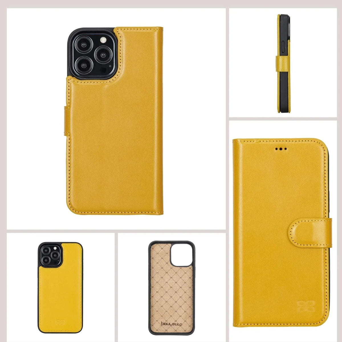Apple iPhone 13 Series Colorful Detachable Leather Wallet Case - MW - Trustymall