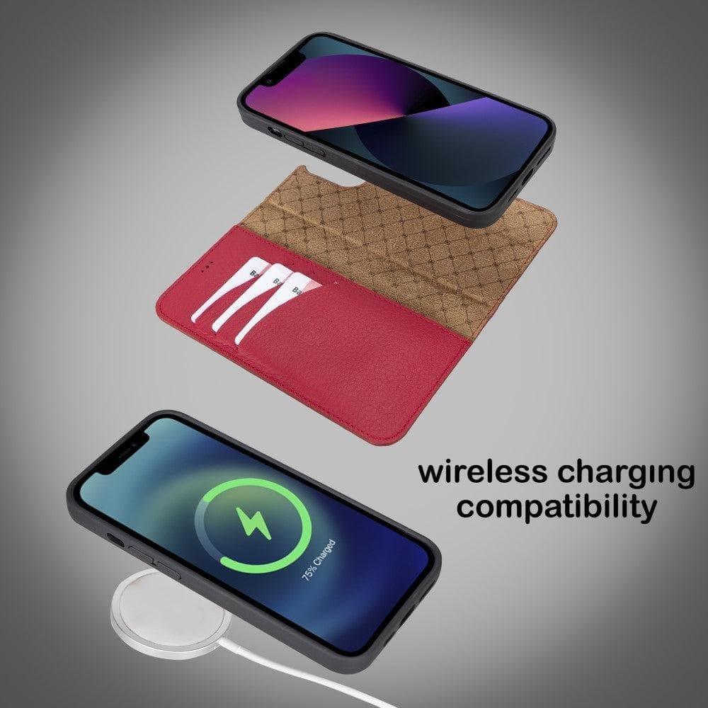 Apple iPhone 13 Series Colorful Detachable Leather Wallet Case - MW - Trustymall