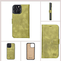 Apple iPhone 13 Series Colorful Detachable Leather Wallet Case - MW - Trustymall