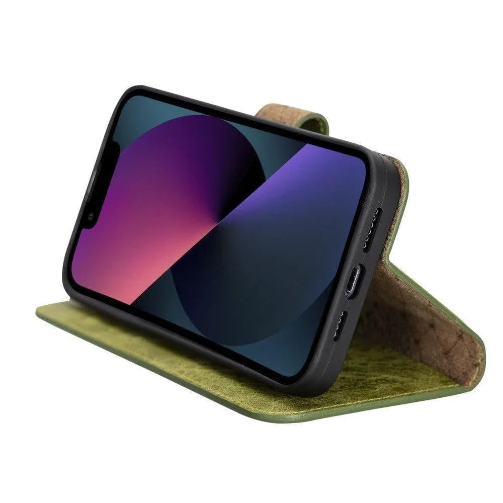 Apple iPhone 13 Series Colorful Detachable Leather Wallet Case - MW - Trustymall