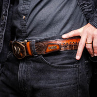 Montana Belt Yaşlandırılmış Kahverengi
