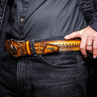 Montana Belt Mustard Brown