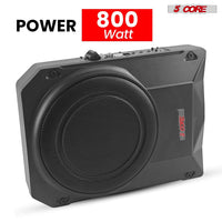 5Core 10 inch Slim Under Seat Car Audio Subwoofer 800W Built in - Trustymall
