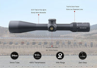 Vector Optics 34mm Continental 5-30x56 HD FFP Hunting Riflescopes 1/10