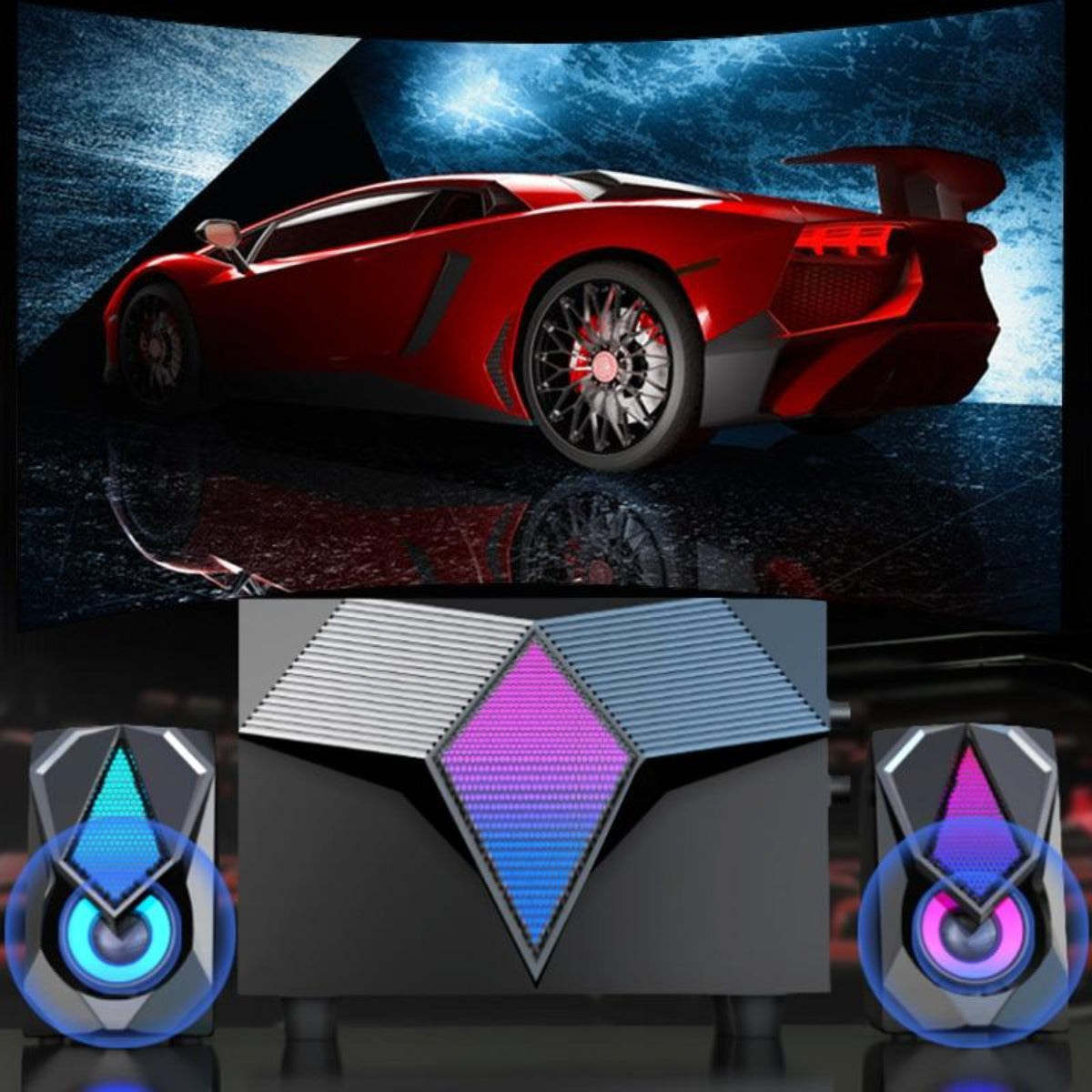 Dragon RGB Computer Gaming Speakers