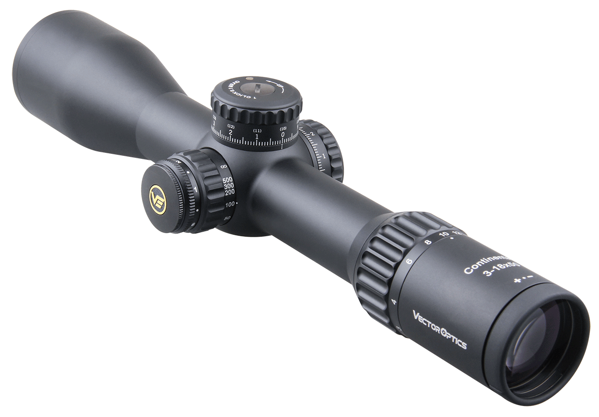 Vector Optics Continental 3-18x50 HD FFP Hunting Riflescope 1/10 MIL