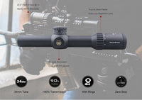 Vector Optics Continental 1-6x28 HD FFP Hunting Riflescope 1/10 MIL