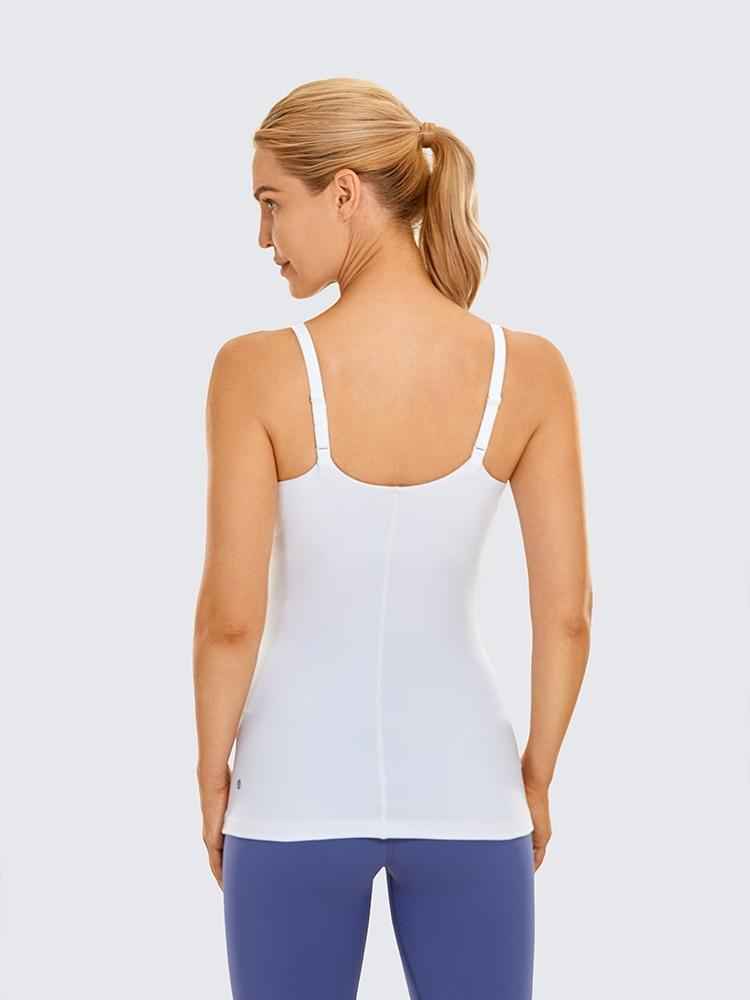 Workout Tank Top for Women Adjustable Spaghetti Strap Athletic Yoga
