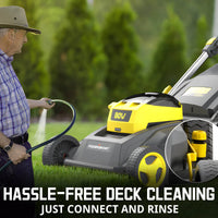 80V 26" Brushless Cordless Self-Propelled Lawn Mower w/ Battery & Charger PS76826 product image for TrustyMall.