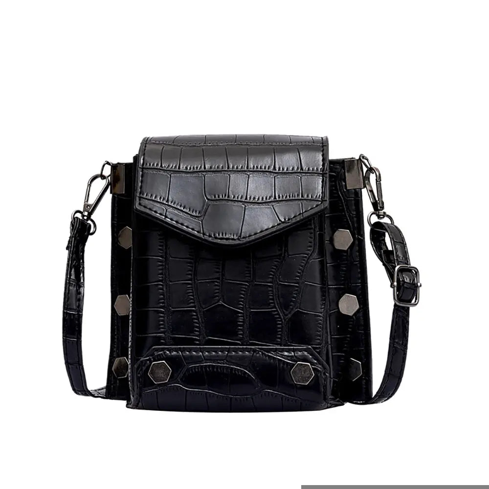 Crocodile Pattern Crossbody Bag for Women
