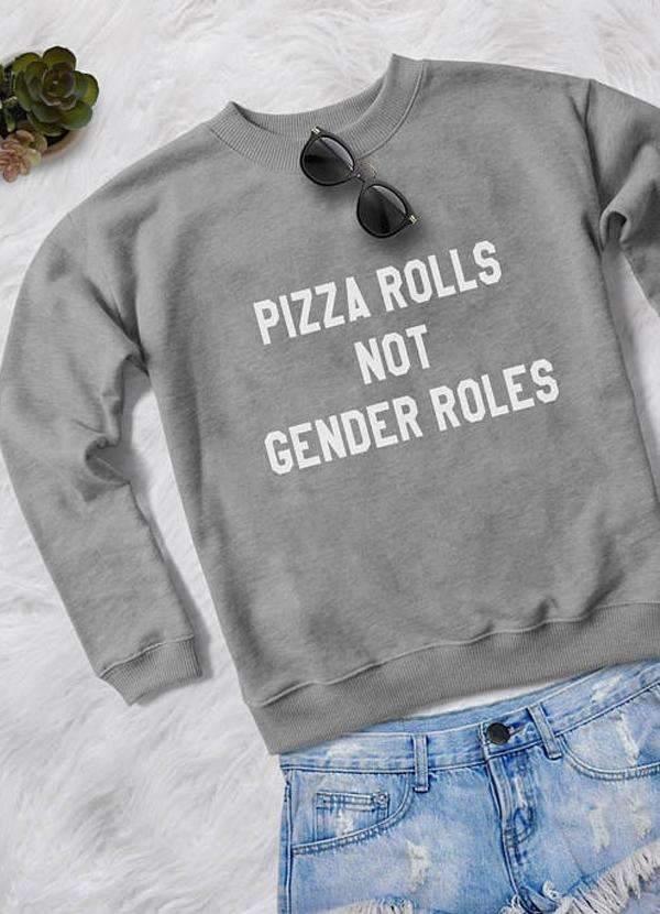 PIZZA ROLLS WOMEN SWEAT SHIRT - Trustymall