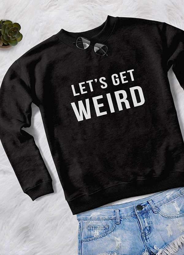 WEIRD WOMEN PRINTED SWEAT SHIRT - Trustymall