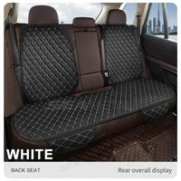 Black Quilted Leather Car Seat Covers