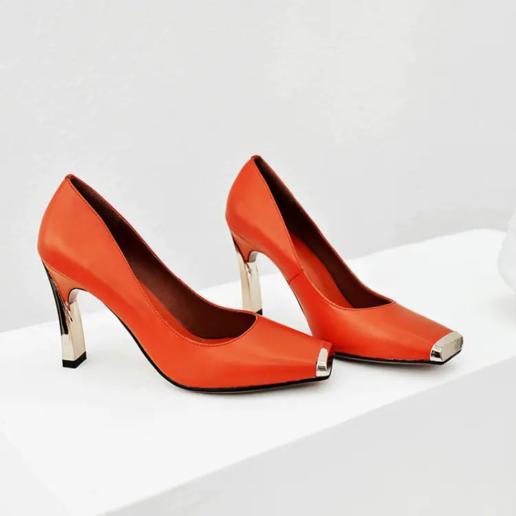 Fresh Style Women's Chunky Heels