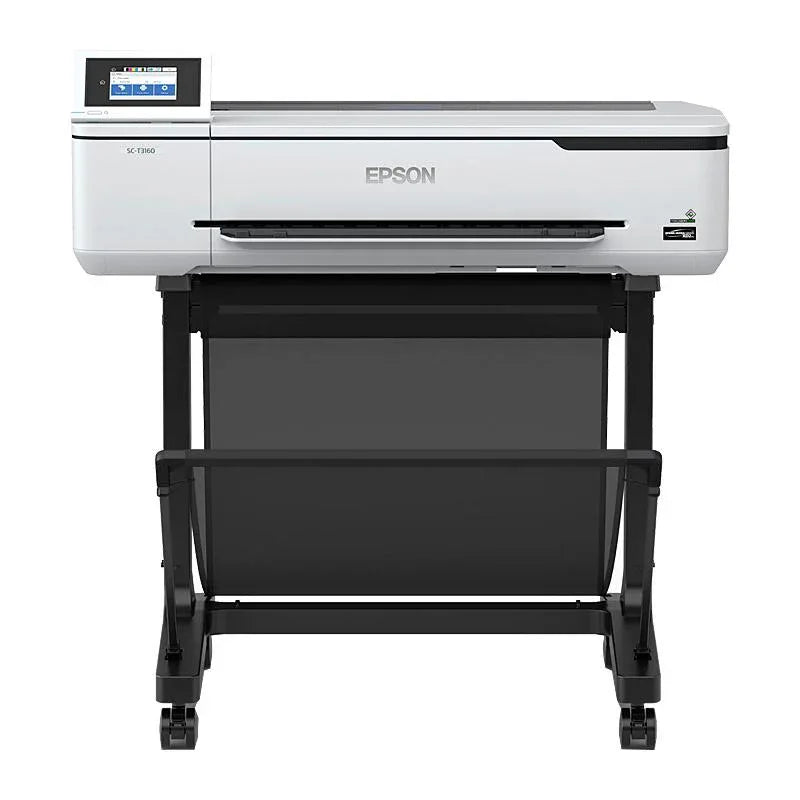 Close-up of Epson SCT3160 large format printing paper packaging against a white background