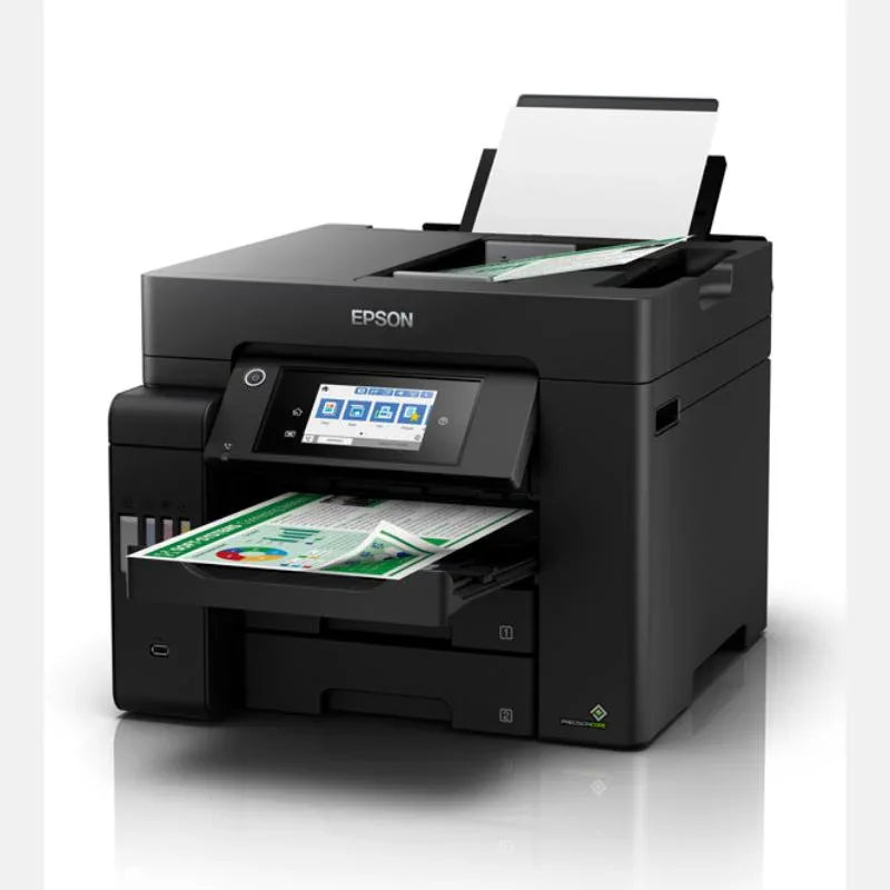 Front view of EPSON ET5800 Inkjet multifunction printer on white background