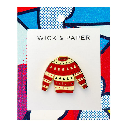 Ugly Sweater Enamel Pin