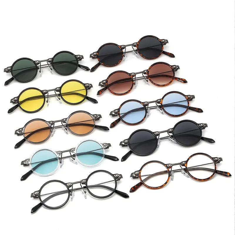 ZLY 2022 New Fashion Round Sunglasses Women Men PC Lens