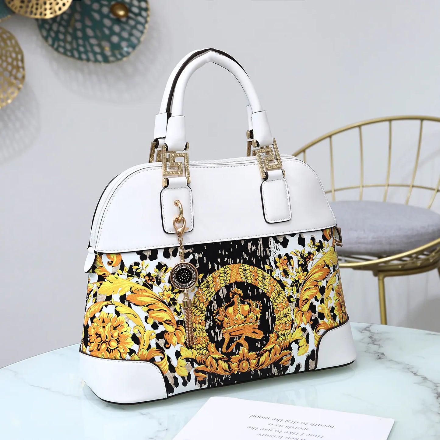 New Floral Women's Handbag and Crossbody Bag